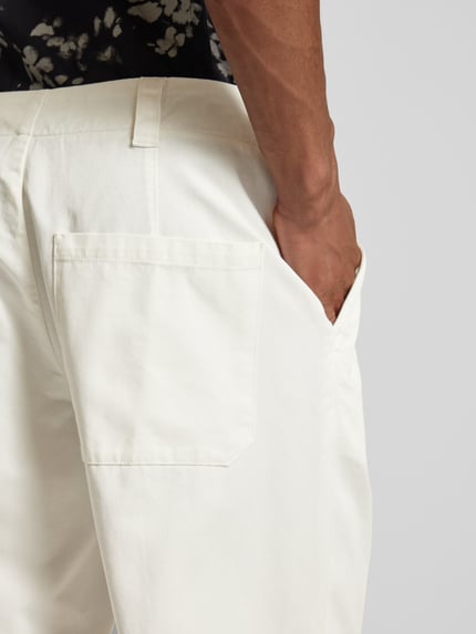 ANNARR Regular Fit Bundfaltenhose mit Eingrifftaschen Modell 'HALDEN' Weiss 3