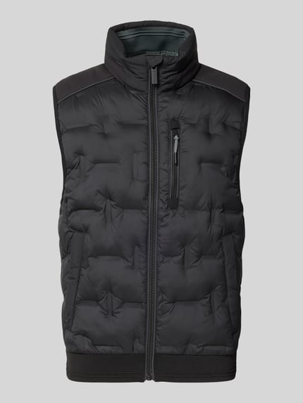 Regular Fit Outdoor-Weste mit reflektierenden Elementen Shop The Look MANNEQUINE