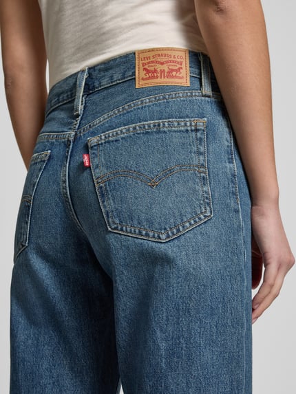 Levi's® Baggy fit jeans in 5-pocketmodel Rookblauw - 3