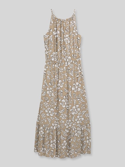 Tom Tailor Tailliertes Freizeitkleid aus reiner Viskose Khaki 2