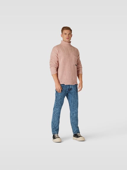 Marni Jeansy krój slim fit w melanżowej optyce Królewski niebieski 1