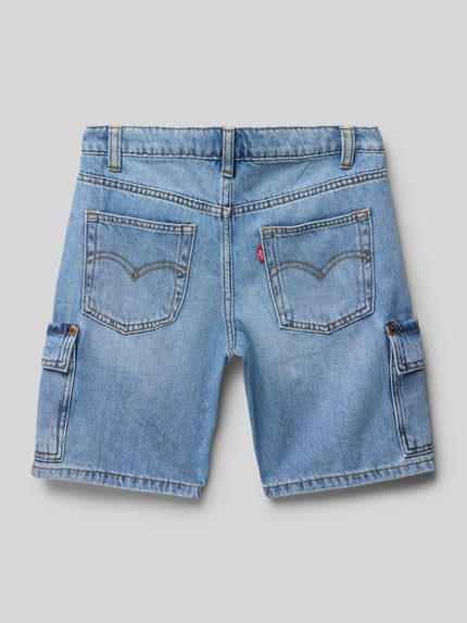 Levi’s® Kids Relaxed Fit Jeansshorts mit Cargotaschen Blau 3