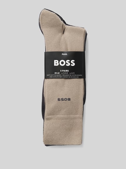 BOSS Socken aus Baumwoll-Mix im 5er-Pack Taupe 2
