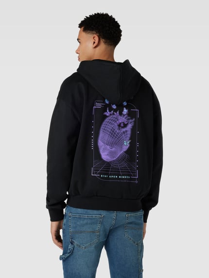 Mister Tee Sweatjacke mit Motiv-Print Modell 'BUTTERFLY' Black 5