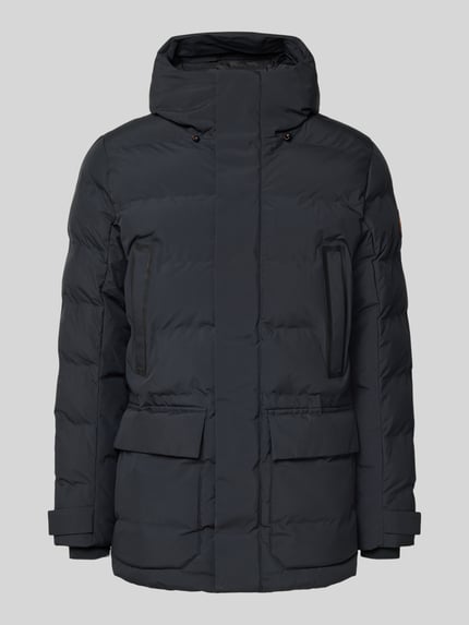 Save The Duck Gewatteerd jack met capuchon, model 'QUINLAN' Zwart - 2