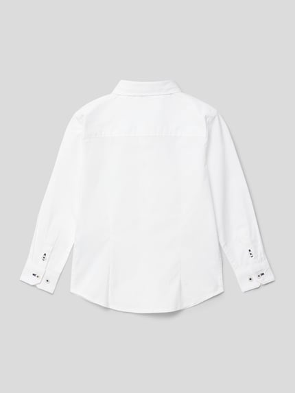 s.Oliver RED LABEL Hemd mit abnehmbarer Fliege Weiss 3