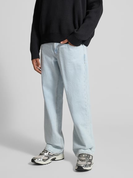 Blend Loose Fit Jeans mit Eingrifftaschen Modell 'FLAKE' Hellblau 4