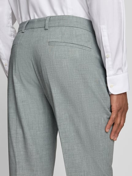 s.Oliver BLACK LABEL pantalon regular fit met viscose Lichtgroen - 3