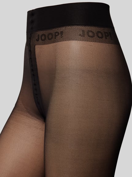 JOOP! COLLECTION 20 DEN Strumpfhose mit elastischem Label-Bund Black 2