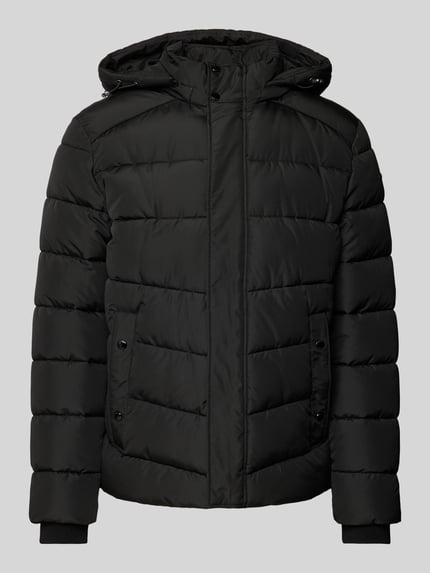 Geox Gewatteerd jack met capuchon Zwart - 2