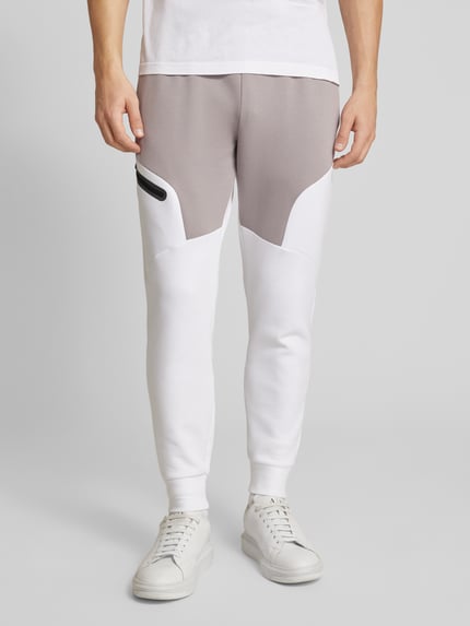 Under Armour Sweatpants met labelprint Lichtgrijs - 4