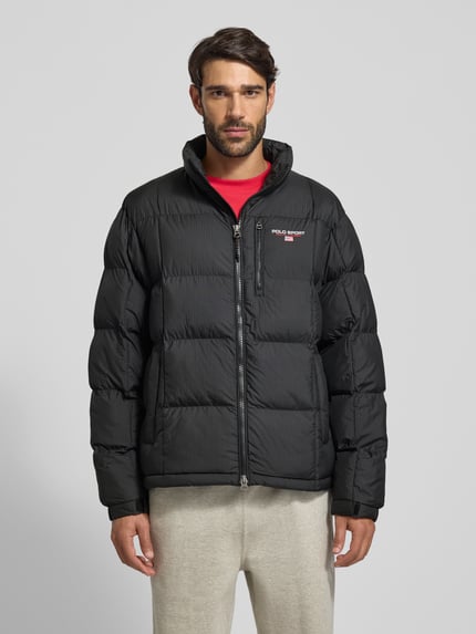 Polo Ralph Lauren Kurtka pikowana z wyhaftowanym logo Czarny 4