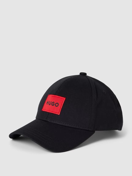 HUGO Pet met logopatch Zwart - 1