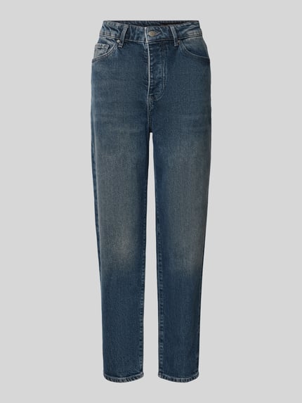 Armani Exchange Jeansy o kroju mom fit z 5 kieszeniami Niebieski 2