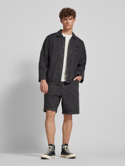 Santa Cruz Korte jeans met steekzakken Zwart - 1