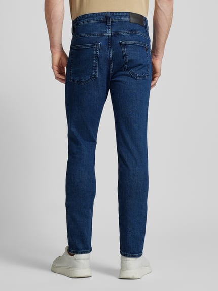 BOSS Orange Slim Fit Jeans im 5-Pocket-Design Modell 'DELAWARE' Jeansblau 5