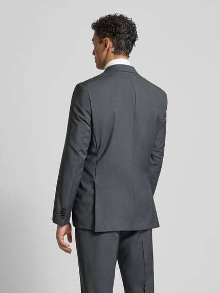 BOSS 2-knoops colbert met reverskraag, model 'Jeckson' Antraciet - 5