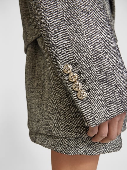 Rabanne Blazer van wolmix Middengrijs - 3