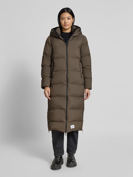 khujo Steppmantel mit Label-Patch Modell 'Larea' Oliv 4