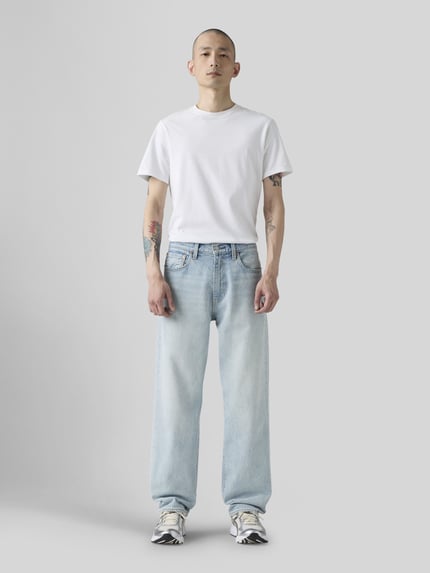 Levi's® Loose Fit Jeans aus reiner Baumwolle Modell '568® LOOSE STRAIGHT' Hellblau 3