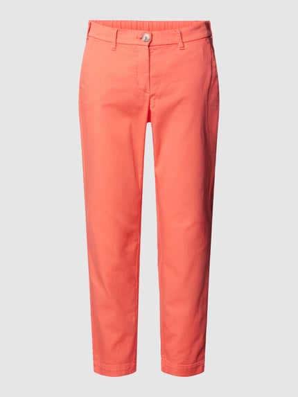 TONI Chinosy o skróconym kroju regular fit model ‘LUISA’ Koralowy 2