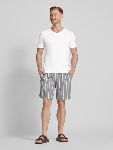 OLYMP Level 5 Regular Fit T-Shirt aus reiner Baumwolle Weiss 1