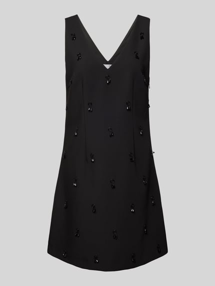 Selected Minikleid mit Applikationen Modell 'AJE' Black 2
