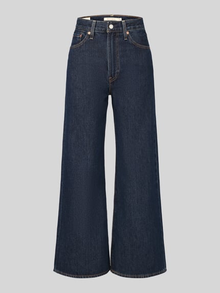 Levi's® 300 Wide & Loose Fit Jeans aus reiner Baumwolle Modell 'RIBCAGE WIDE LEG' Dunkelblau 2