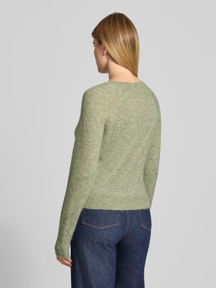 VERO MODA Pullover mit V-Ausschnitt Modell 'VMTEAK' Schilf 5