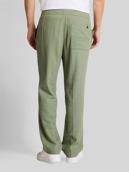 Tom Tailor Denim Regular Fit Hose aus Viskose-Leinen-Mix Schilf 5
