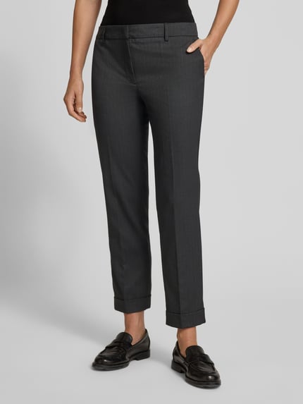 Christian Berg Woman Selection Slim Fit Anzughose mit Woll-Anteil Anthrazit 4