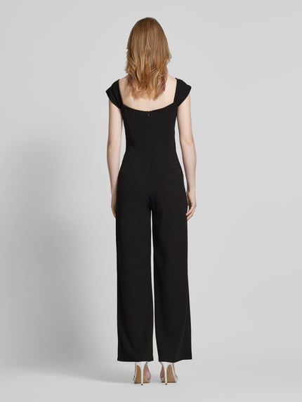 SISTAGLAM Jumpsuit met hartvormige hals Zwart - 5