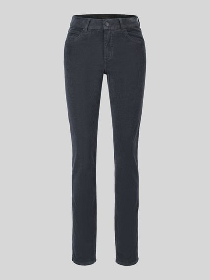 ANGELS Regular Fit Cordhose mit feiner Cordstruktur Anthrazit 2