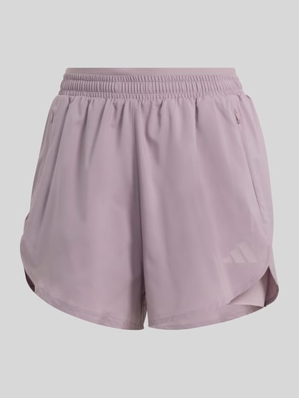 adidas Sportswear Trainingshorts met logodetail Lila - 2
