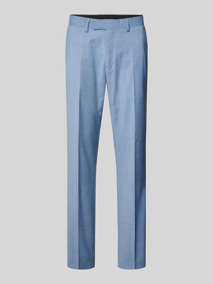 Straight Fit Anzughose mit Woll-Anteil Modell 'Tenuta' Shop The Look MANNEQUINE