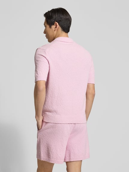 Lacoste regular fit poloshirt van katoenmix Roze - 5