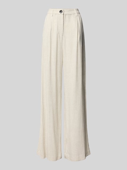 LOLLYS LAUNDRY Stoffen broek met paspelzakken, model 'Tyler' Ecru - 2