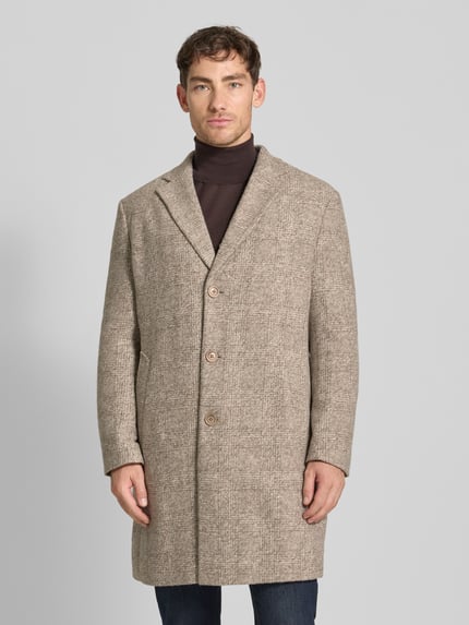 MCNEAL Regular Fit mantel met wol-aandeel Beige - 4
