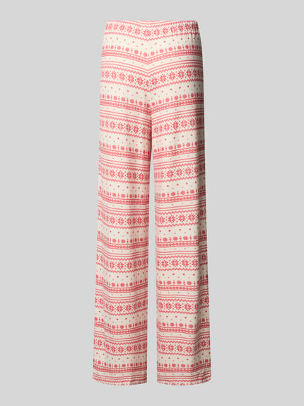Jake*s Casual Pyjama-Hose mit elastischem Bund Kirsche 3