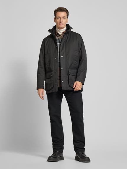 Barbour Jack met klepzakken Zwart - 1