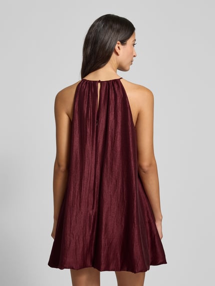 Jake*s Cocktail Cocktailkleid mit Raffungen Dunkelrot 5