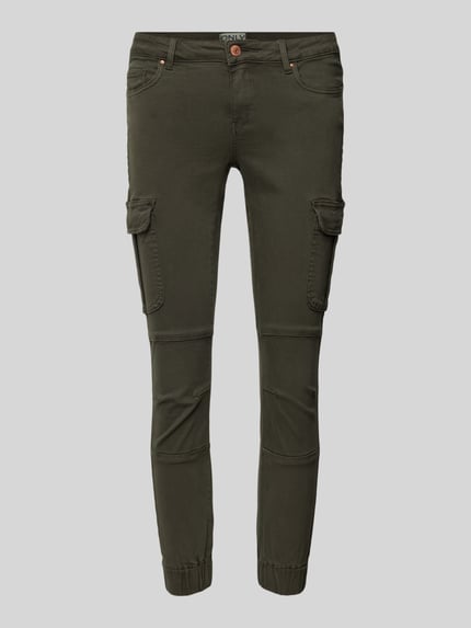 ONLY Regular Fit Cargohose mit Cargotaschen Oliv 2