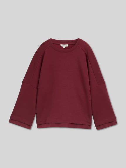 Tom Tailor Sweatshirt met katoen-aandeel Bordeaux - 2