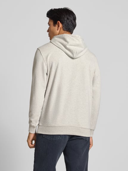 Tommy Jeans Regular Fit Hoodie aus reiner Baumwolle Hellgrau Melange 5