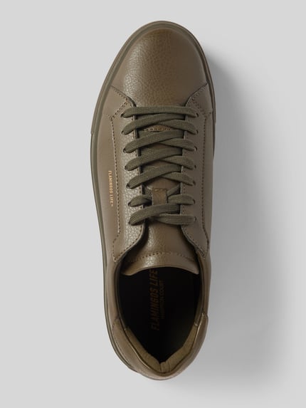 Flamingos Life Sneaker mit Label-Detail Modell 'HAMTON' Oliv 3