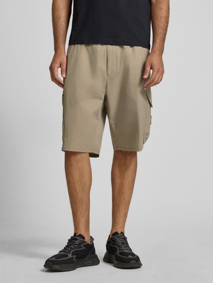 BOSS Green Tapered Fit Bermudas mit Cargotaschen Khaki 4