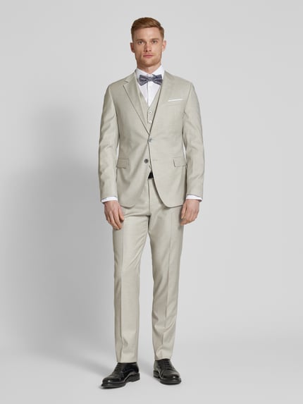 JOOP! COLLECTION Slim fit colbert met reverskraag, model 'Herby' Beige - 1