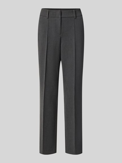 Regular fit smalle broek met mix van viscose en katoen model 'FARAH' Shop The Look MANNEQUINE