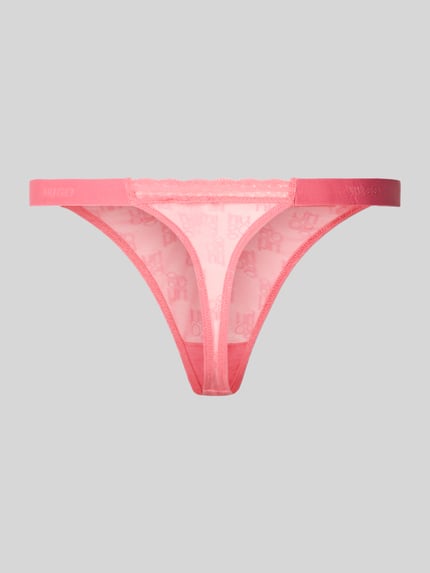 HUGO String aus Spitze Pink 4