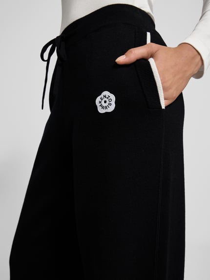 Kenzo Stoffhose mit elastischem Bund Black 3